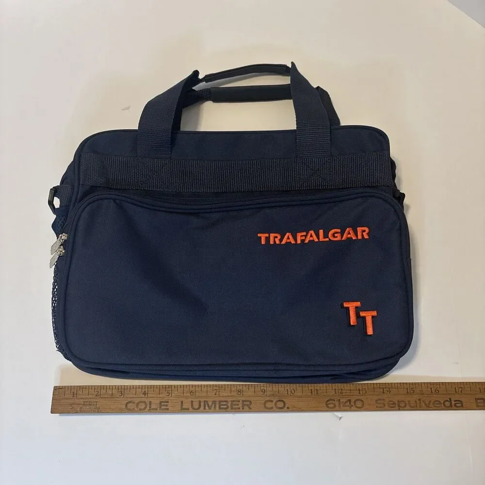 Vintage 80's Trafalgar Travel Messenger Bag